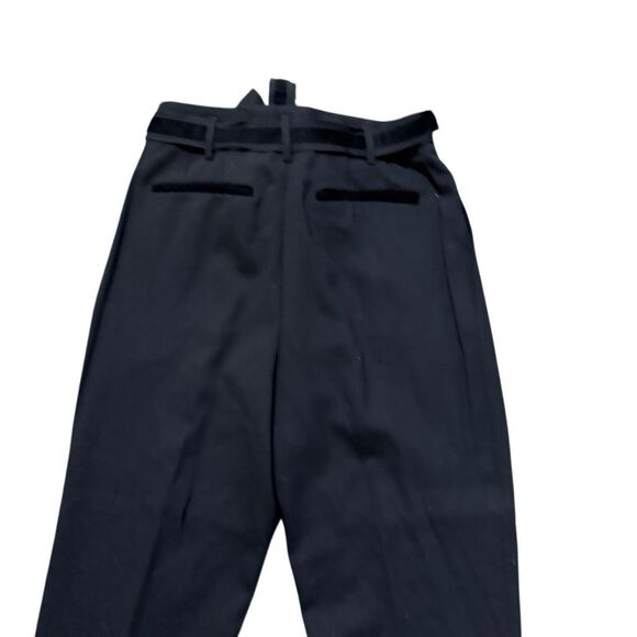 Marc by Marc Jacob’s black paper bag high waisted wool trouser pants size 8 - Picture 3 of 6